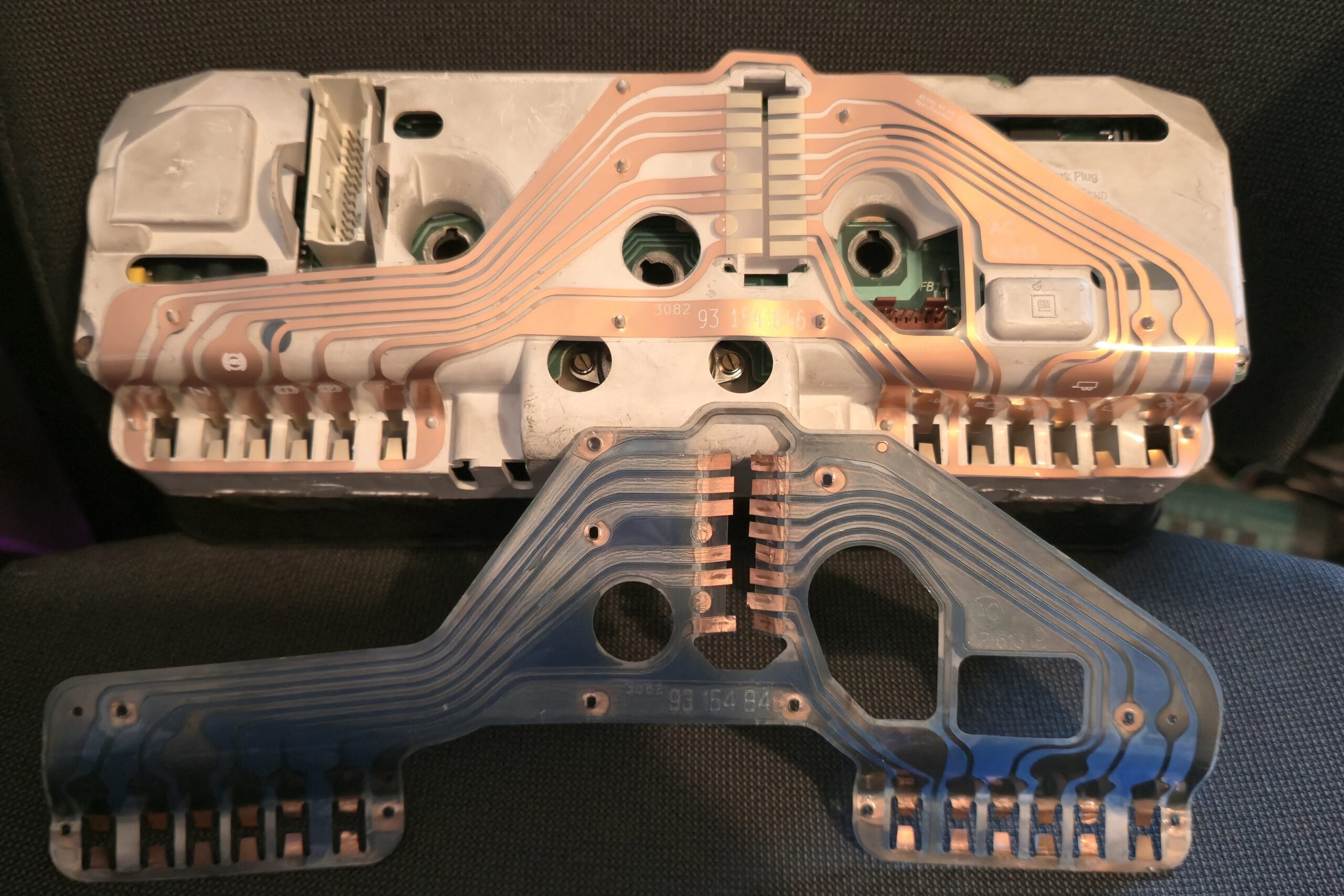 Leiterfolie Kadett E Digitacho, LCD Tacho Mäusekino Repro – Bild 2